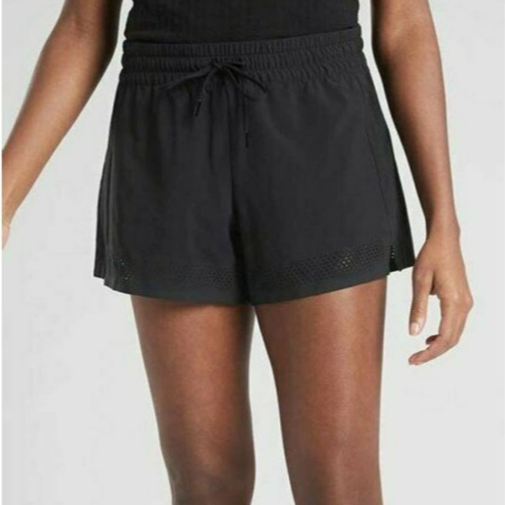 Athleta Baja Perforated Shorts Laser Cut Size 0